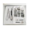 Organizator tacamuri si ustensile 24x41x38 cm Alb