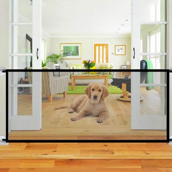 Poarta de siguranta pentru catei 180 cm x 75 cm Poarta de siguranta pentru catei 180 cm x 75 cm