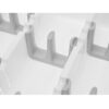 Organizator tacamuri si ustensile 24x41x38 cm Alb