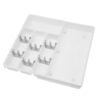 Organizator tacamuri si ustensile 24x41x38 cm Alb