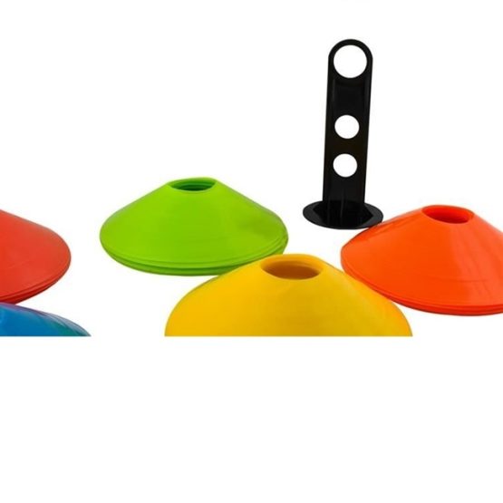 Set 50 jaloane tip con pentru antrenamente sportive