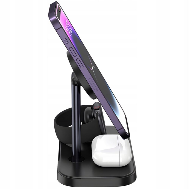 Statie de incarcare wireless fast charge, USB C