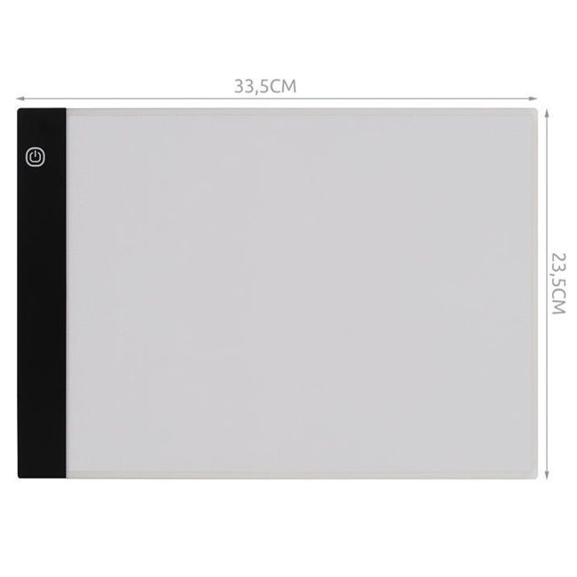 Tableta pentru copiere desene si schite, Alb / Negru