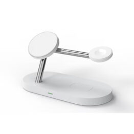Statie de incarcare wireless universala Alb Statie de incarcare wireless universala Alb