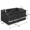 Organizator portbagaj auto 59 x 30 x 35 cm Negru Organizator portbagaj auto 59 x 30 x 35 cm Negru