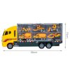 Set camion trailer de jucarie 36 x 15 x 9 cm Galben Set camion trailer de jucarie 36 x 15 x 9 cm Galben