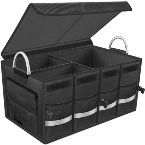 Organizator portbagaj auto 59 x 30 x 35 cm Negru Organizator portbagaj auto 59 x 30 x 35 cm Negru