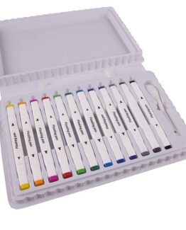 Set 12 markere desen pe apa sau normal