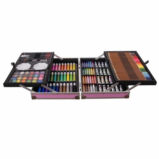 Set complet desen si pictura 145 piese Multicolor Set complet desen si pictura 145 piese Multicolor