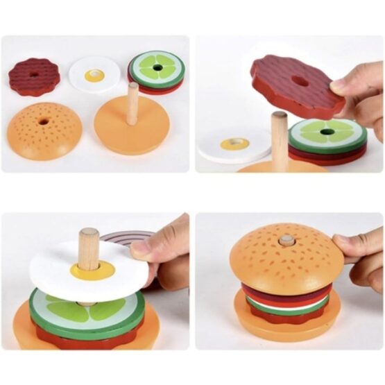 Centru de activitati in forma de hamburger 7 x 9 cmCentru de activitati in forma de hamburger 7 x 9 cm Centru de activitati in forma de hamburger 7 x 9 cm