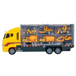 Set camion trailer de jucarie 36 x 15 x 9 cm Galben Set camion trailer de jucarie 36 x 15 x 9 cm Galben