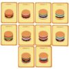 Centru de activitati in forma de hamburger 7 x 9 cm Centru de activitati in forma de hamburger 7 x 9 cm