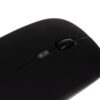 Mouse wireless, lumini RGB, ultra-subtire, Negru