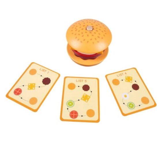 Centru de activitati in forma de hamburger 7 x 9 cm Centru de activitati in forma de hamburger 7 x 9 cm