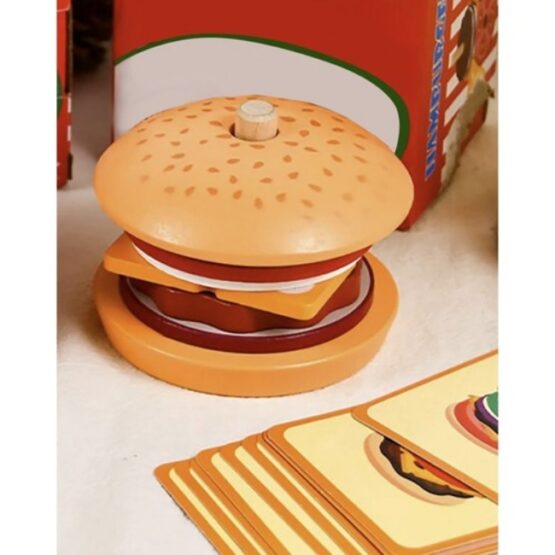 Centru de activitati in forma de hamburger 7 x 9 cm Centru de activitati in forma de hamburger 7 x 9 cm