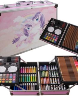 Set complet desen si pictura 145 piese Multicolor