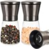 Set 2 rasnite manuale inox sticla 190 ml Argintiu