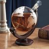 Set decantor pentru whiskey 2 pahare Transparent