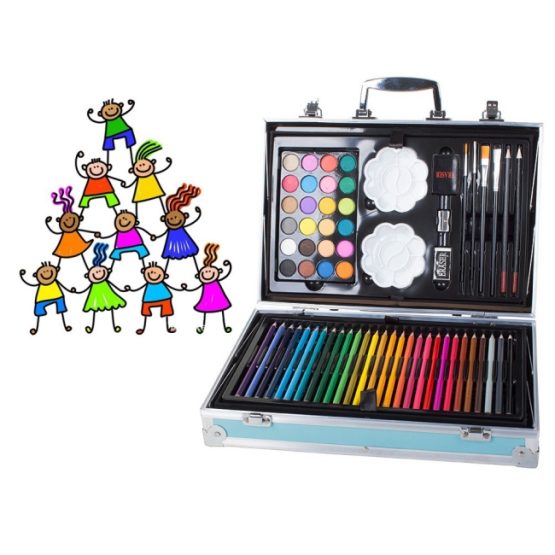 Set desen si pictura 145 piese Albastru