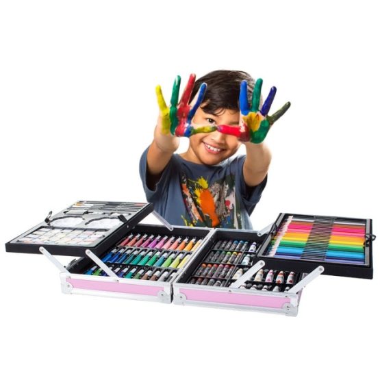 Set desen si pictura 145 piese Roz
