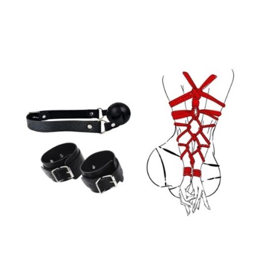 Set 13 jucarii erotice din piele ecologica, Black Set 13 jucarii erotice din piele ecologica, Black