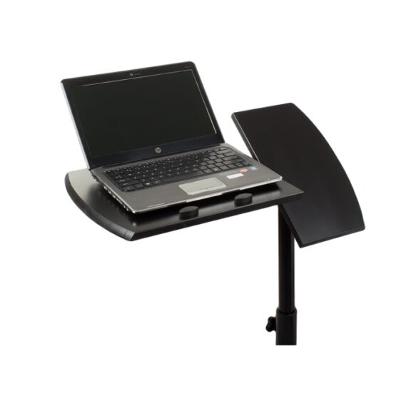 Masuta laptop/tableta cu roti inaltime reglabila NegruMasuta laptop/tableta cu roti inaltime reglabila Negru Masuta laptop/tableta cu roti inaltime reglabila Negru
