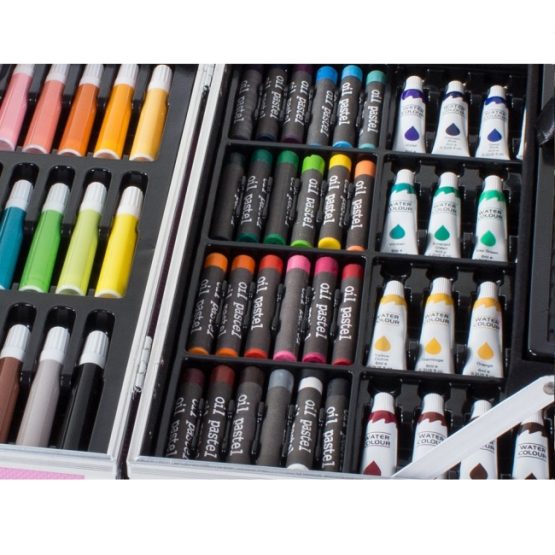 Set desen si pictura 145 piese Roz