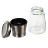 Set 2 rasnite manuale inox sticla 190 ml Argintiu
