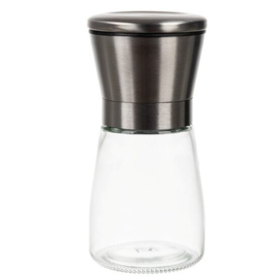 Set 2 rasnite manuale inox sticla 190 ml Argintiu