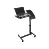 Masuta laptop/tableta cu roti inaltime reglabila Negru Masuta laptop/tableta cu roti inaltime reglabila Negru