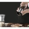 Set 2 rasnite manuale inox sticla 190 ml Argintiu