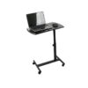 Masuta laptop/tableta cu roti inaltime reglabila Negru Masuta laptop/tableta cu roti inaltime reglabila Negru