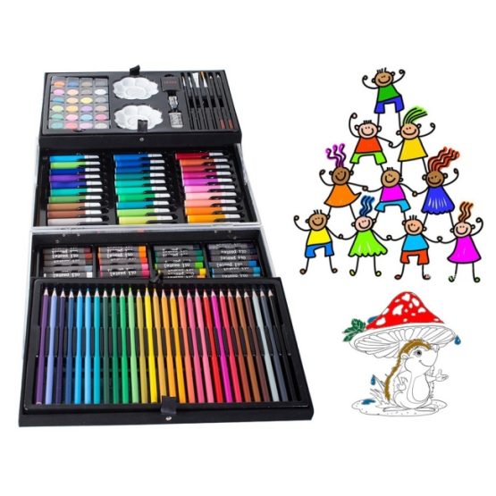 Set desen si pictura 145 piese Roz