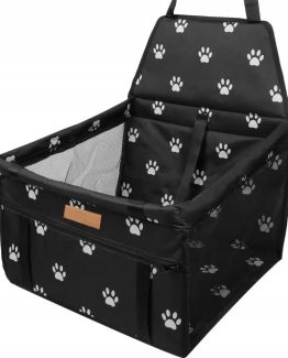 Husa protectie tip scaun auto, Negru/Alb