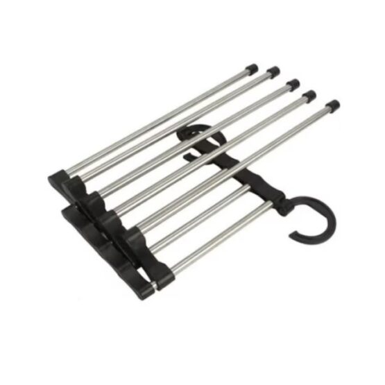 Umeras organizator pantaloni, Argintiu / Negru Umeras organizator pantaloni, Argintiu / Negru