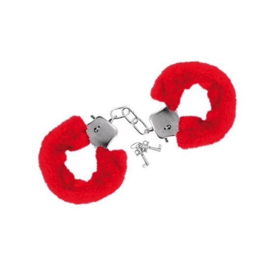 Set 2 catuse erotice, metal cu plus, 2 cheite, Rosu
