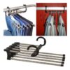 Umeras organizator pantaloni, Argintiu / Negru Umeras organizator pantaloni, Argintiu / Negru
