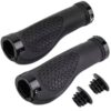Set 2 mansoane pentru bicicleta, cauciuc, Negru Set 2 mansoane pentru bicicleta, cauciuc, Negru