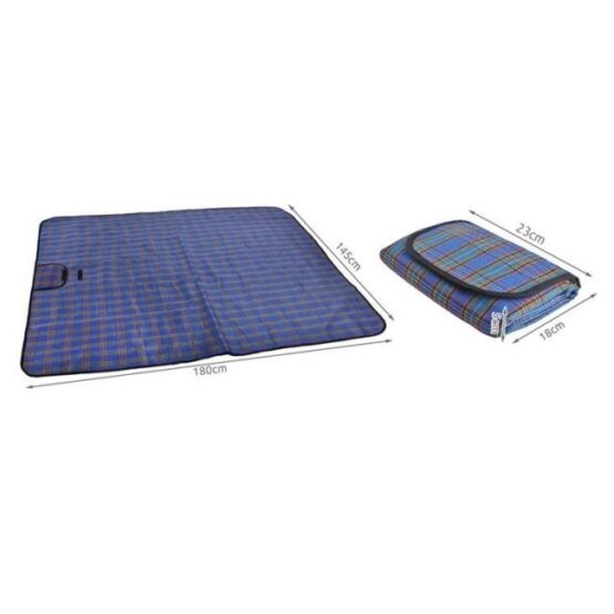 Patura pentru picnic/plaja, 145x180 cm, Albastru/Verde Patura pentru picnic/plaja, 145x180 cm, Albastru/Verde