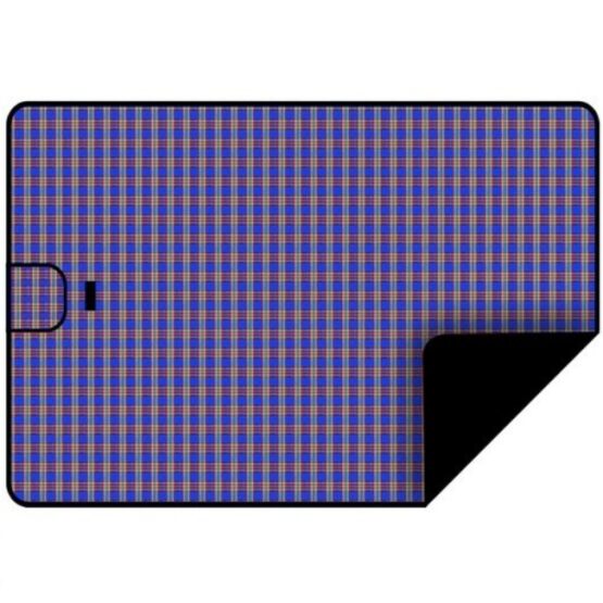 Patura pentru picnic/plaja, 145x180 cm, Albastru/Verde Patura pentru picnic/plaja, 145x180 cm, Albastru/Verde