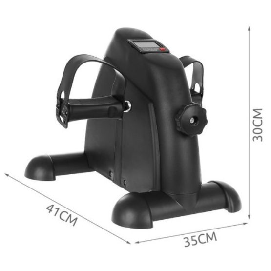 Bicicleta fitness reabilitare, maini si picioare, Negru