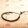 Bratara Tennis reglabila cu cristale tip Swarovski Negru