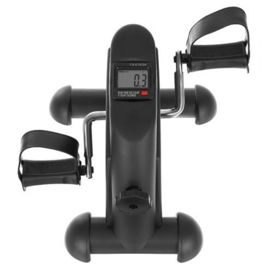 Bicicleta fitness reabilitare, maini si picioare, Negru