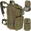 Rucsac militar pentru baieti, 26 l, Verde