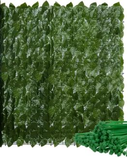Gard artificial iedera, 300 x 50 cm, Verde