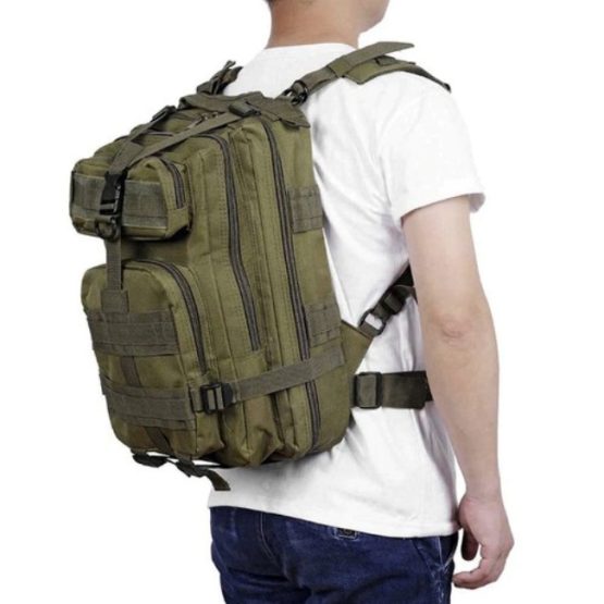 Rucsac militar pentru baieti, 26 l, Verde