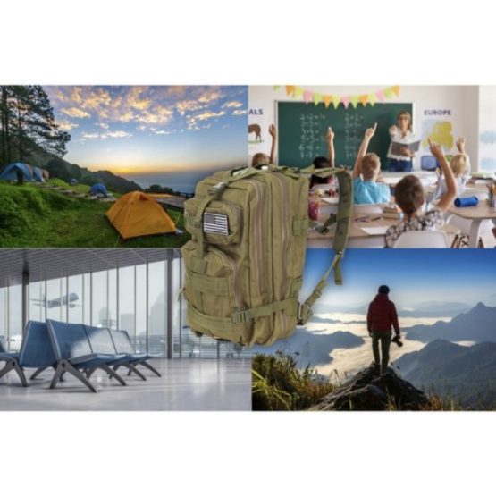 Rucsac militar pentru baieti, 26 l, Verde