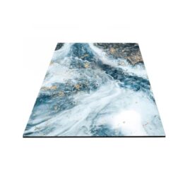 Covoras de baie, design elegant, 80 x 50 cm, Albastru Covoras de baie, design elegant, 80 x 50 cm, Albastru