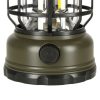 Lampa portabila pentru camping cu USB, Verde