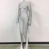 Rochie plasa cu strasuri si cristale, marime universala, Negru Rochie plasa cu strasuri si cristale, marime universala, Negru